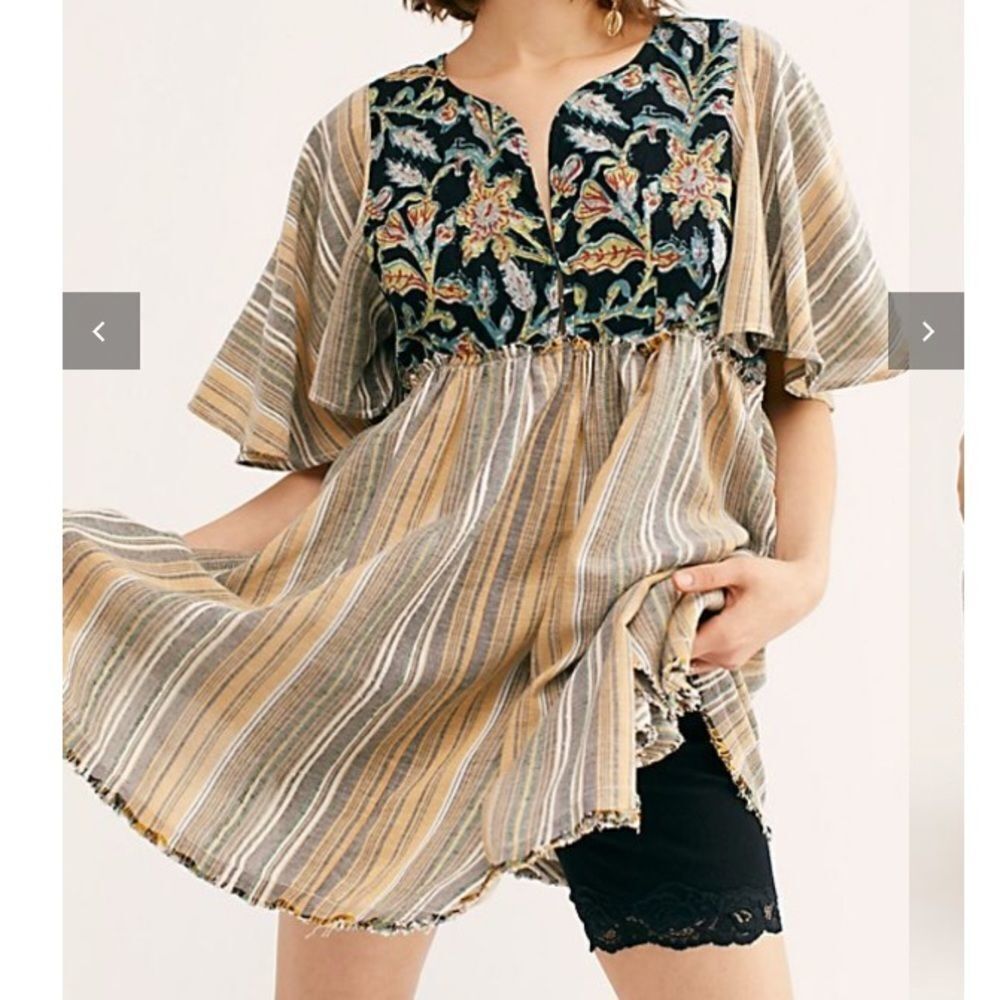 NWT Free People Under the Sun Tunic Mini Dress